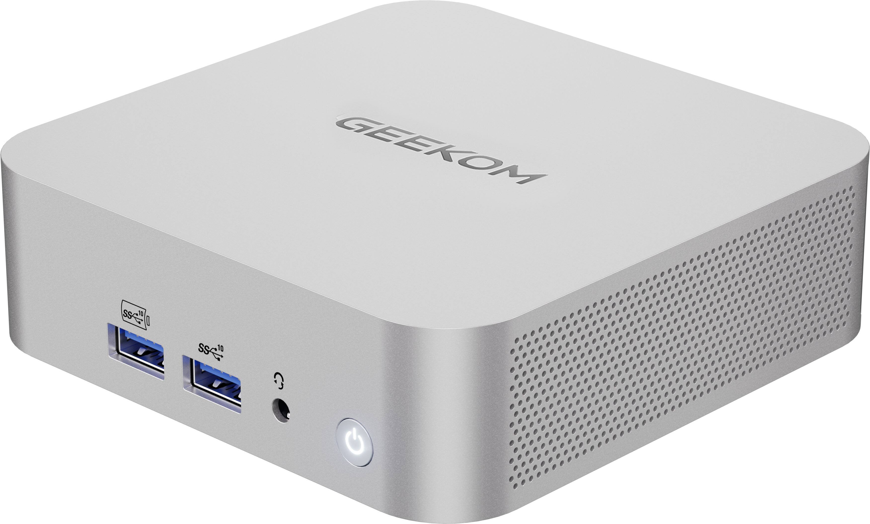 Alt View 10. GEEKOM - A5 Pro Mini PC AMD Ryzen 5 7530U, 16GB DDR4 RAM, 512GB NVMe SSD Storage - Silver.