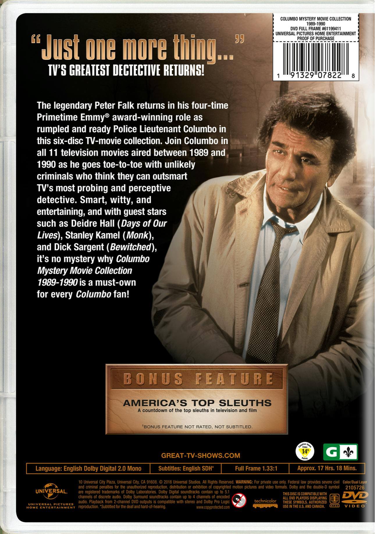 Angle. Columbo: Mystery Movie Collection 1989-1990 (DVD Set) [DVD].
