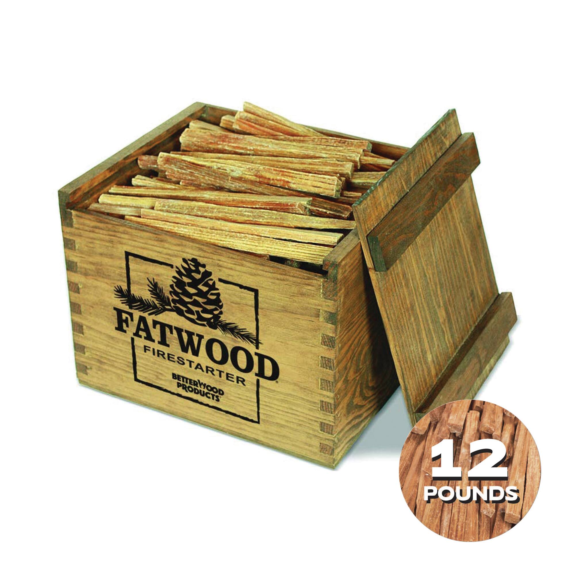 FATWOOD FIRESTARTER BETTERWOOD PRODUCTS 12 POUNDS