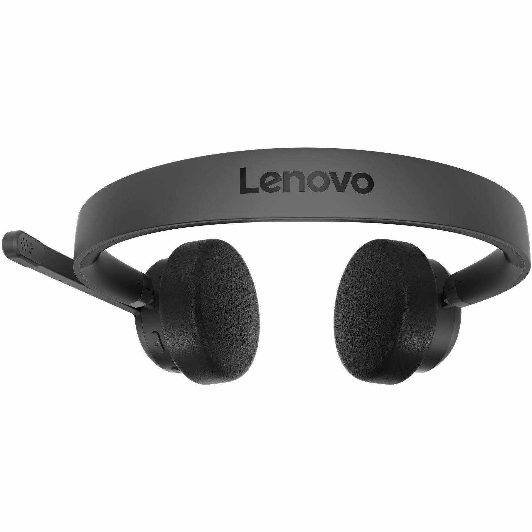 Lenovo Wireless VoIP Headset Microsoft Teams Certification Stereo