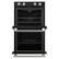 Alt View 1. Forno Appliances - Vomero 30" Electric Convection Double Wall Oven - Black.