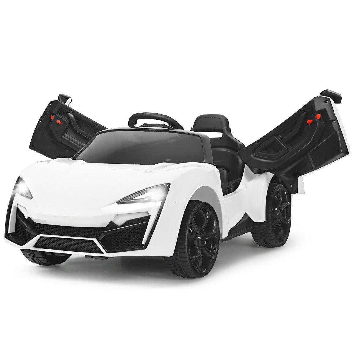 Left. SKONYON - 12V 2.4G RC Electric Vehicle with Lights.
