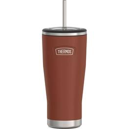 Thermos - 24 oz. Icon Cold Tumbler w/ Straw - Saddle