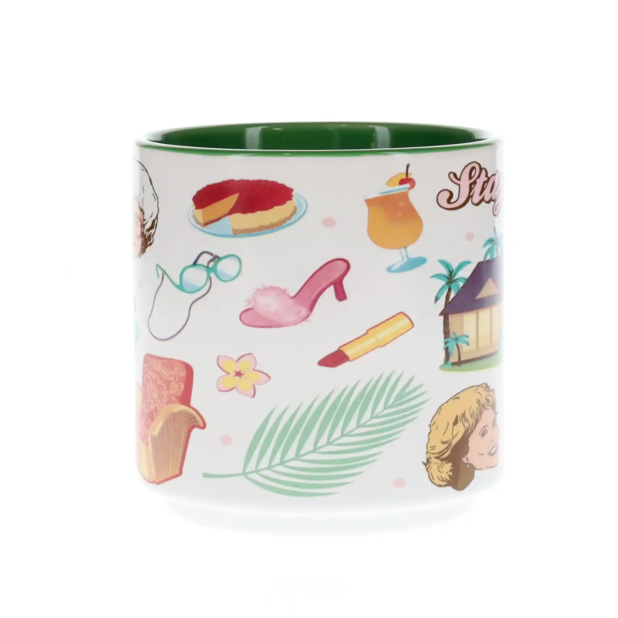 Alt View 1. Silver Buffalo - The Golden Girls Icons Ceramic Coffee Mug | Holds 13 Ounces - Blue.