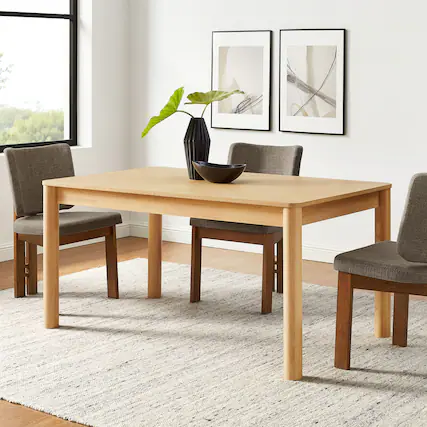 Front. Modway - Alba Extendable Dining Table by Modway - Oak.