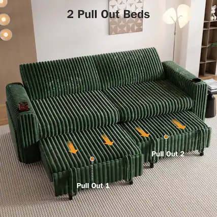2 Pull Out Beds
Pull Out 1
Pull Out 2