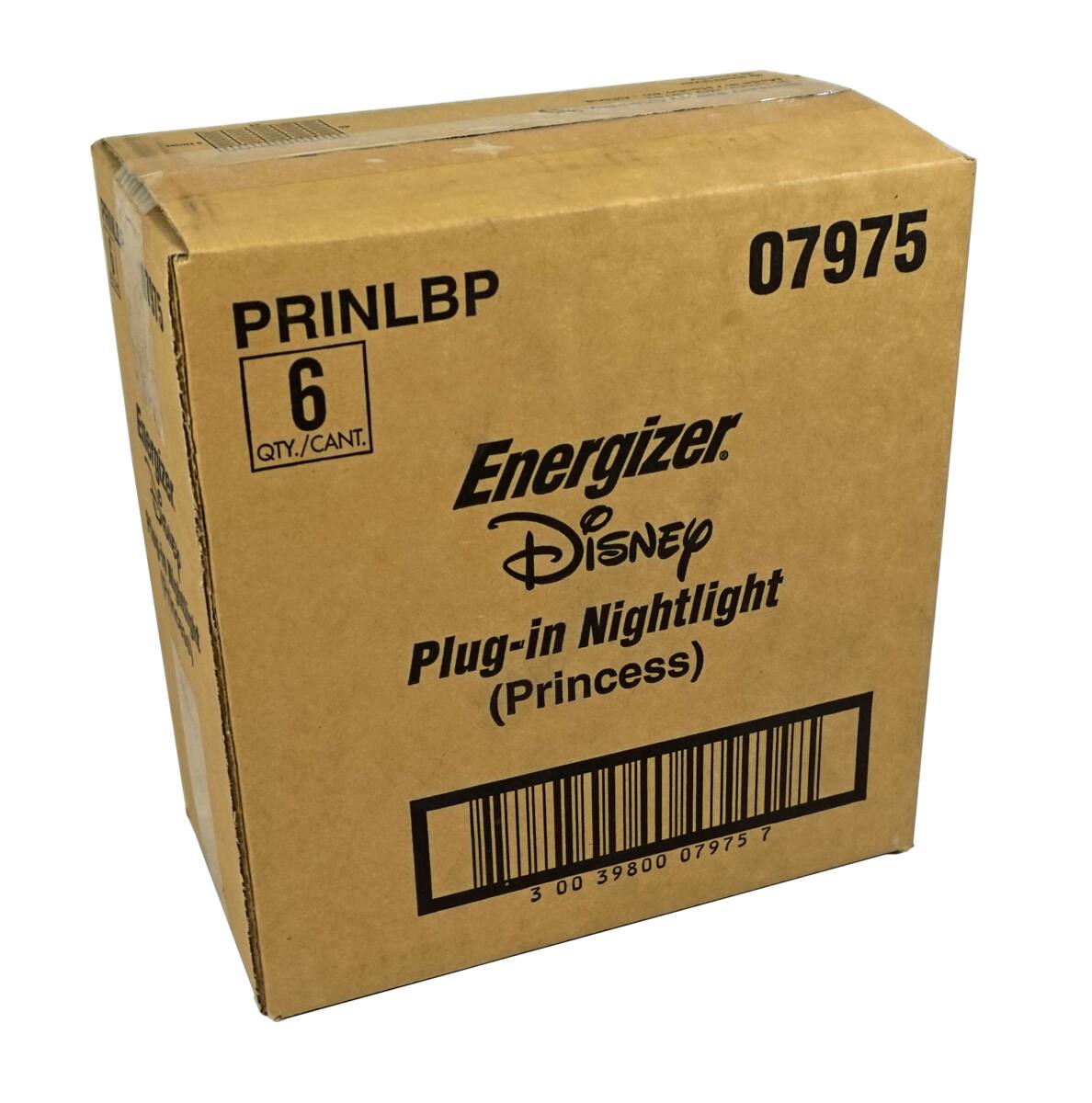 07975 PRINLBP 6 QTY./CANT. Energizer Disney Plug-in Nightlight (Princess) 7 07975 00 39800 3