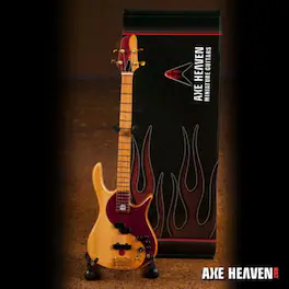Victor Wooten - Axe Heaven Victor Wooten Yin Yang Mini Bass Guitar Replica Collectible VW-292 - Collectibles - Multicolor