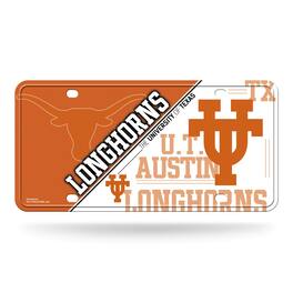 Rico Industries - Texas Longhorns 12x6 Metal License Plate Auto Tag - Multi