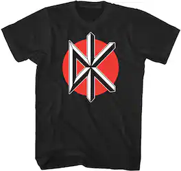PopMarket - Dead Kennedys - Dead Kennedys - DK Logo T-Shirt - Large Black TS0007DKA3 - APPAREL - Multicolor