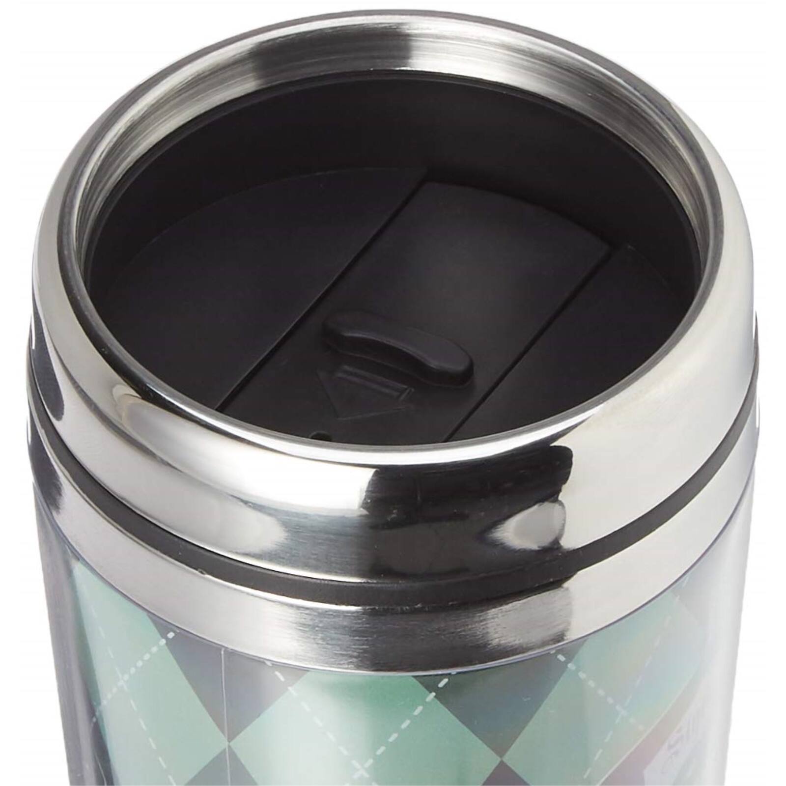 Left. Spoontiques - Spoontiques Harry Potter Slytherin Double Walled Stainless and Acrylic Insulated Travel Mug 14 ounce - Multicolor.