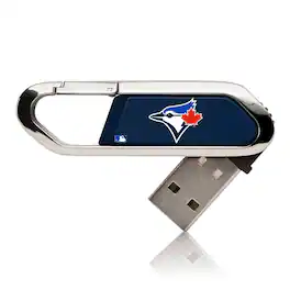 Keyscaper - Toronto Blue Jays 32GB Solid Design Clip USB Flash Drive - Multicolor