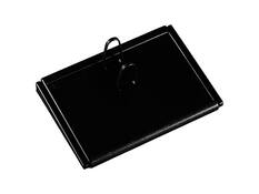 Front. AT-A-GLANCE - 19-Style Desk Base for 3.75"H x 3"W Refills - Black.