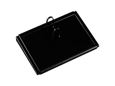 Front. AT-A-GLANCE - 19-Style Desk Base for 3.75"H x 3"W Refills - Black.
