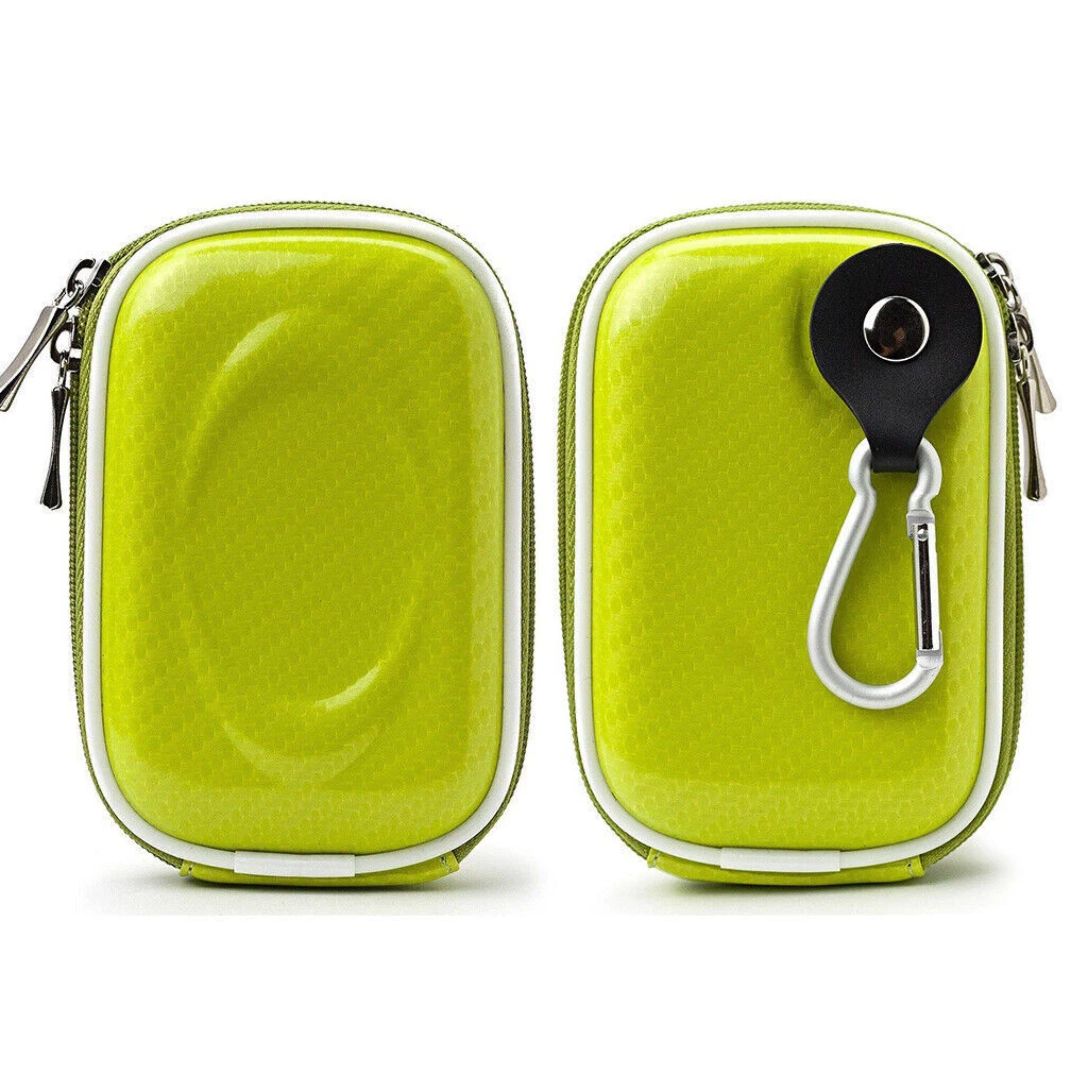 Angle. Kitcheniva - Compact Camera Case Pouch For Canon Powershot - Green.