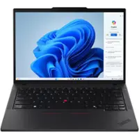 Lenovo - ThinkPad T14 Gen 5 14" Touch - Screen Laptop - AMD Ryzen 7 PRO 8840U with 32GB Memory - 512GB SSD - Black - Front_Zoom
