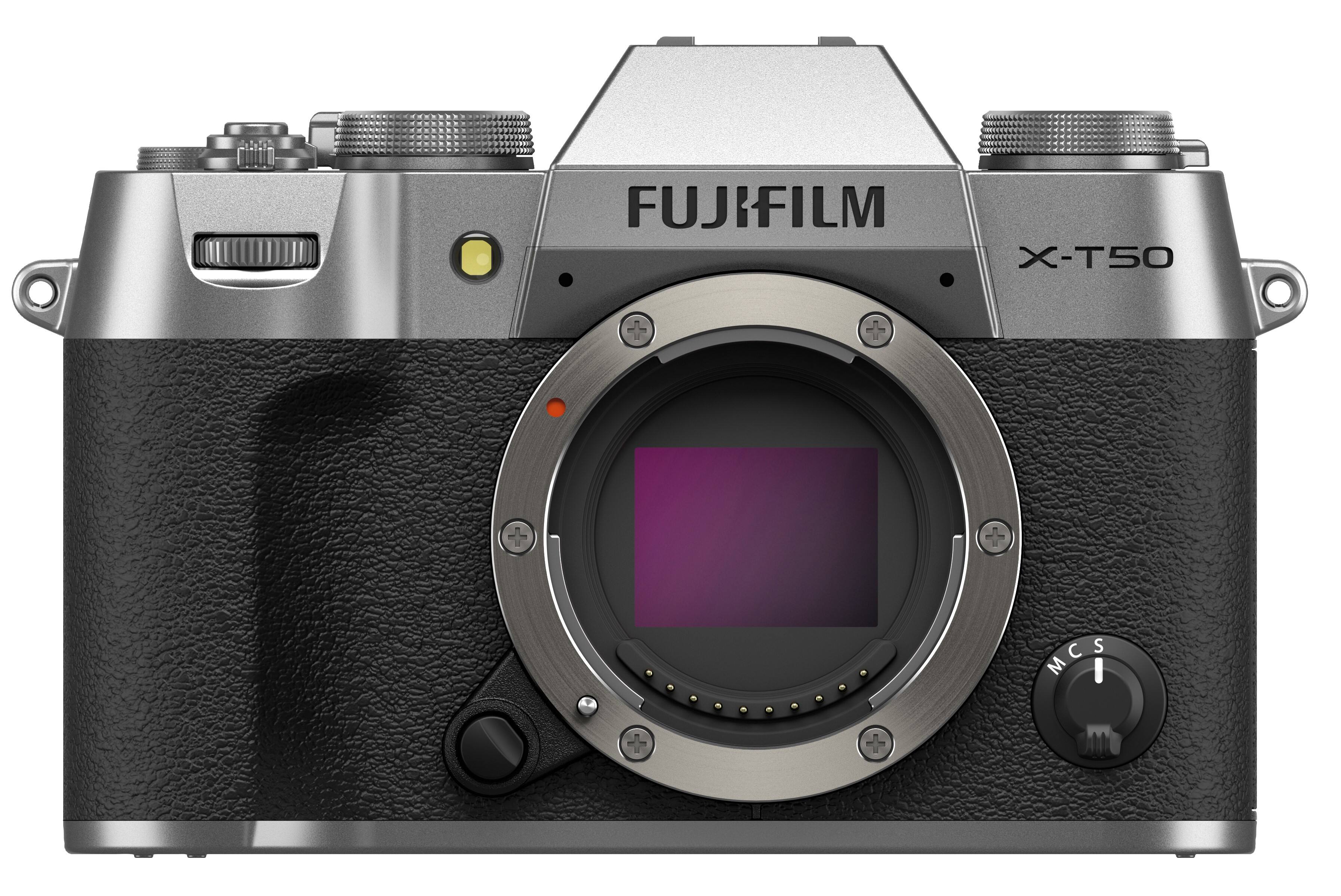 Fujifilm - X-T50 Mirrorless Camera Body Only - Silver