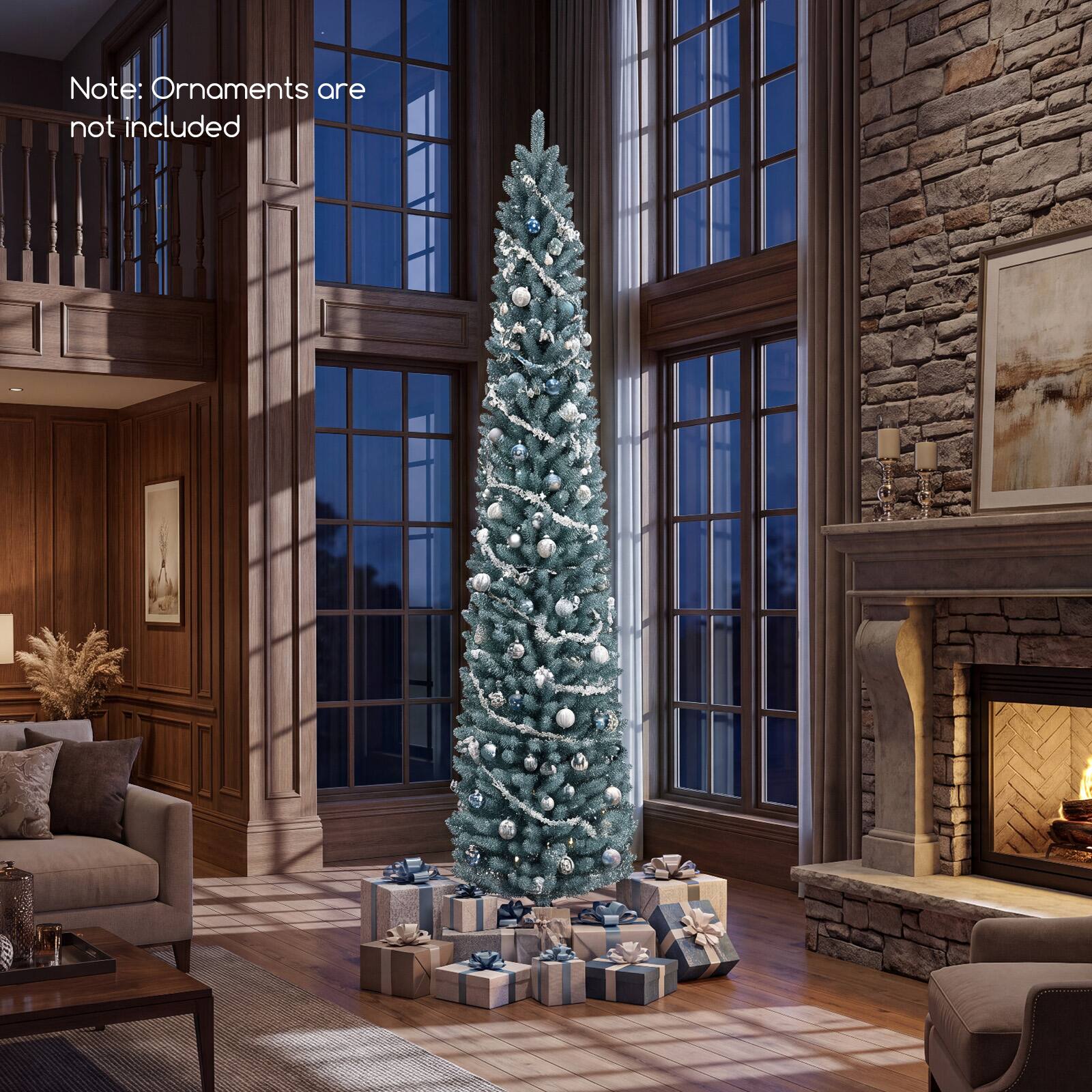 Note: Ornaments are not included