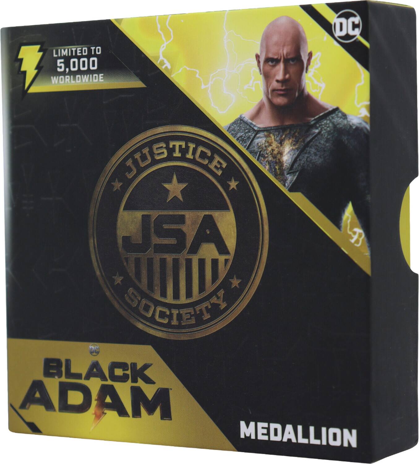 LIMITED TO 5,000 WORLDWIDE DC JUSTICE SOCIETY JSA II BLACK ADAM MEDALLION
