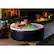 Left. Intex - Inflatable Portable Heated Jet Hot Tub - Blue.