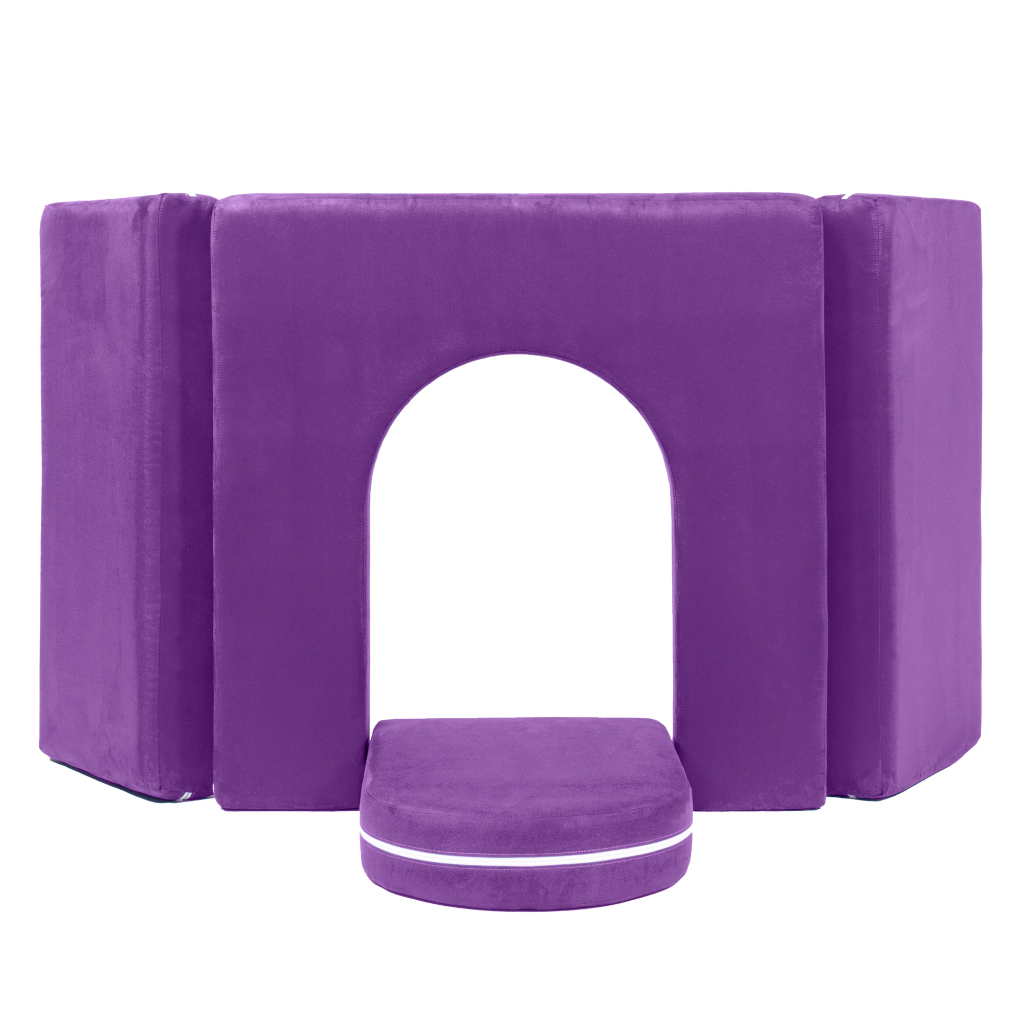 Jaxx - Zipline Playscape Castle Gate - Playtime Furniture for Imaginative Kids - Grape