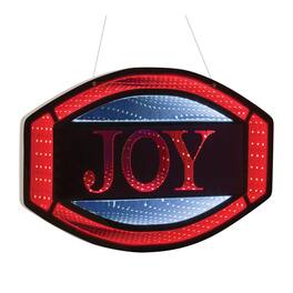 BreeBe - "Joy" Holiday Ekkolight Sign 15.74"L - Red, White