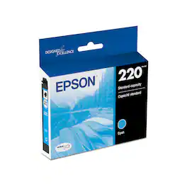 Epson - 220 Standard Capacity Ink Cartridge - Cyan