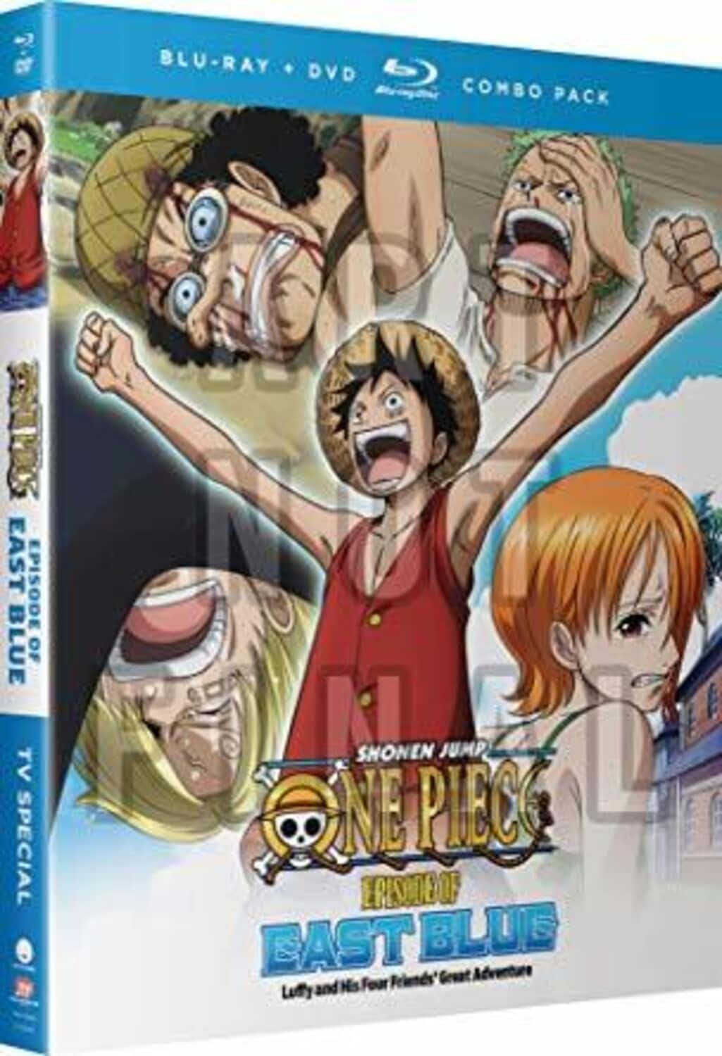 Front. One Piece - Episode Of East Blue: Luffy And His Four Friends' Great Adventure   - BLU-RAY.