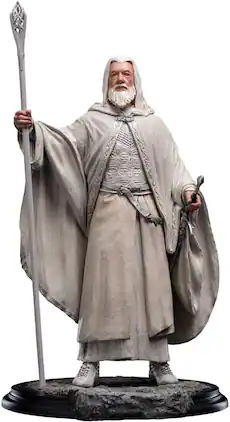 Weta Workshop - The Lord of the Rings Trilogy - Classic Series - Gandalf the White Polystone Statue - Collectibles - Multicolor