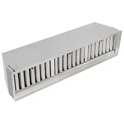 Front. Forno Appliances - Frassanito 48" Recessed Range Hood - Stainless steel.