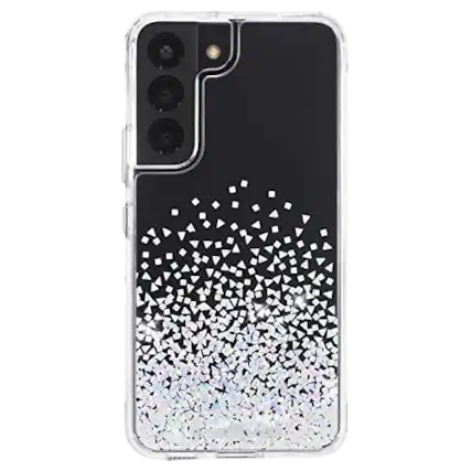 Front. Case-Mate - Case Mate Twinkle 10 FT/3M Drop Protection Twinkle Diamond Case For Samsung Galaxy S22 - Stardust Twinkle Ombre.
