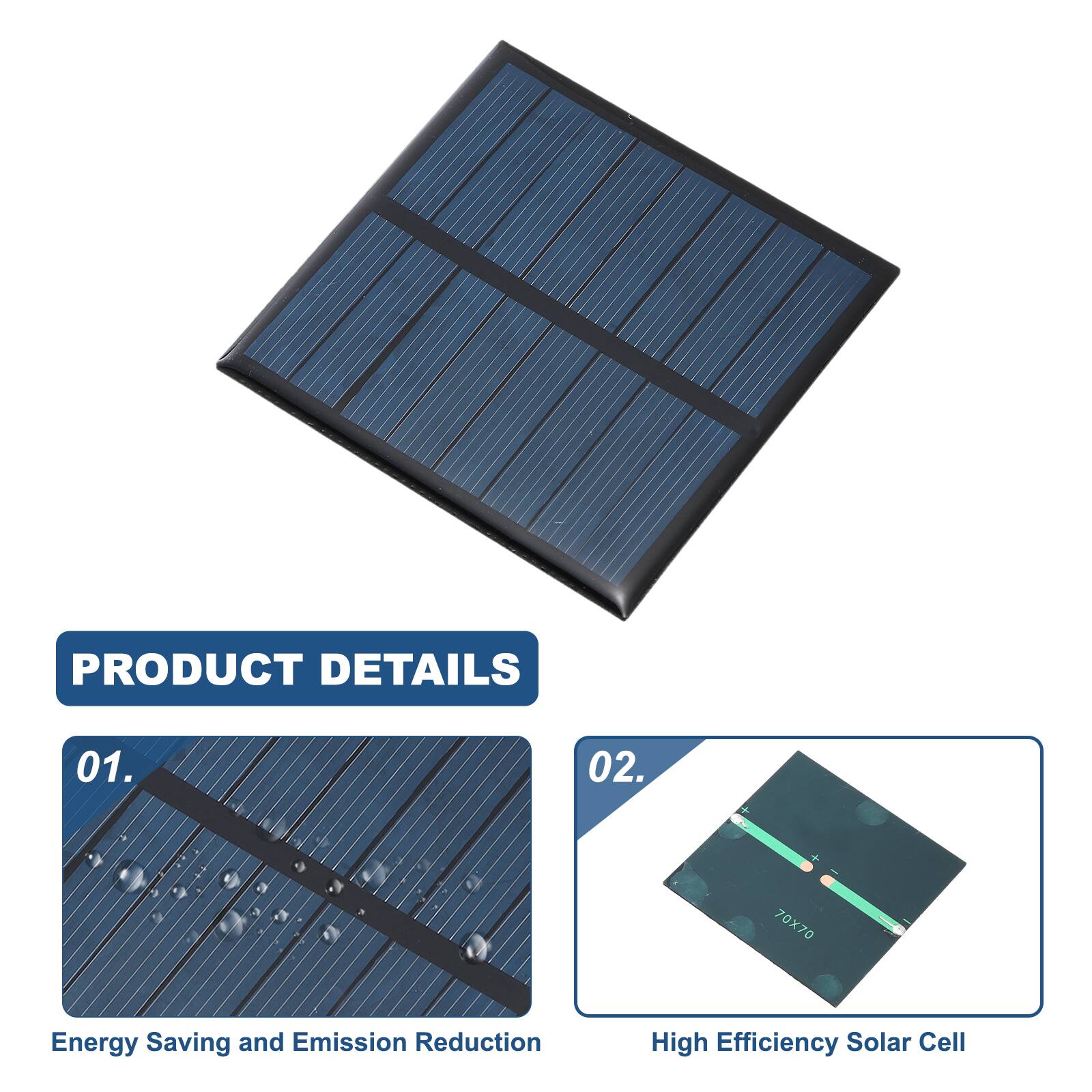 PRODUCT DETAILS

01. Energy Saving and Emission Reduction

02. 70x70 High Efficiency Solar Cell