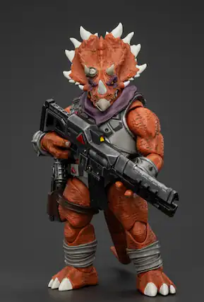 Front. Transformers - Triceraton Infantryman 1/18 Scale | Teenage Mutant Ninja Turtles | Joy Toy.