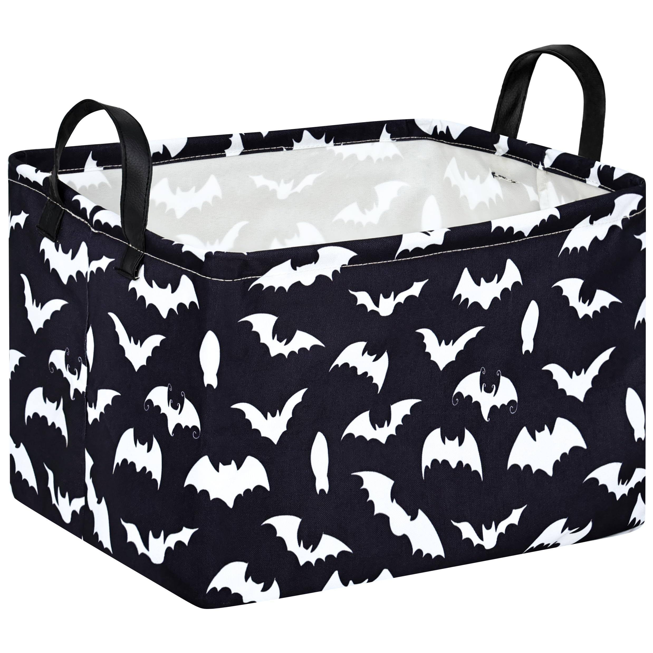 Alt View 1. Dapper Styles - Storage Basket Pumpkin Ghost Gift For Foldable Box Waterproof Organizer Bin Laundry Hamper Home Office Dorm... - M-UP006.