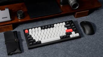 Keychron Q1HE 75% Custom Wireless RGB Mechanical Keyboard with Keychron Q1HE 75% Custom Wireless RGB Mechanical Keyboard with