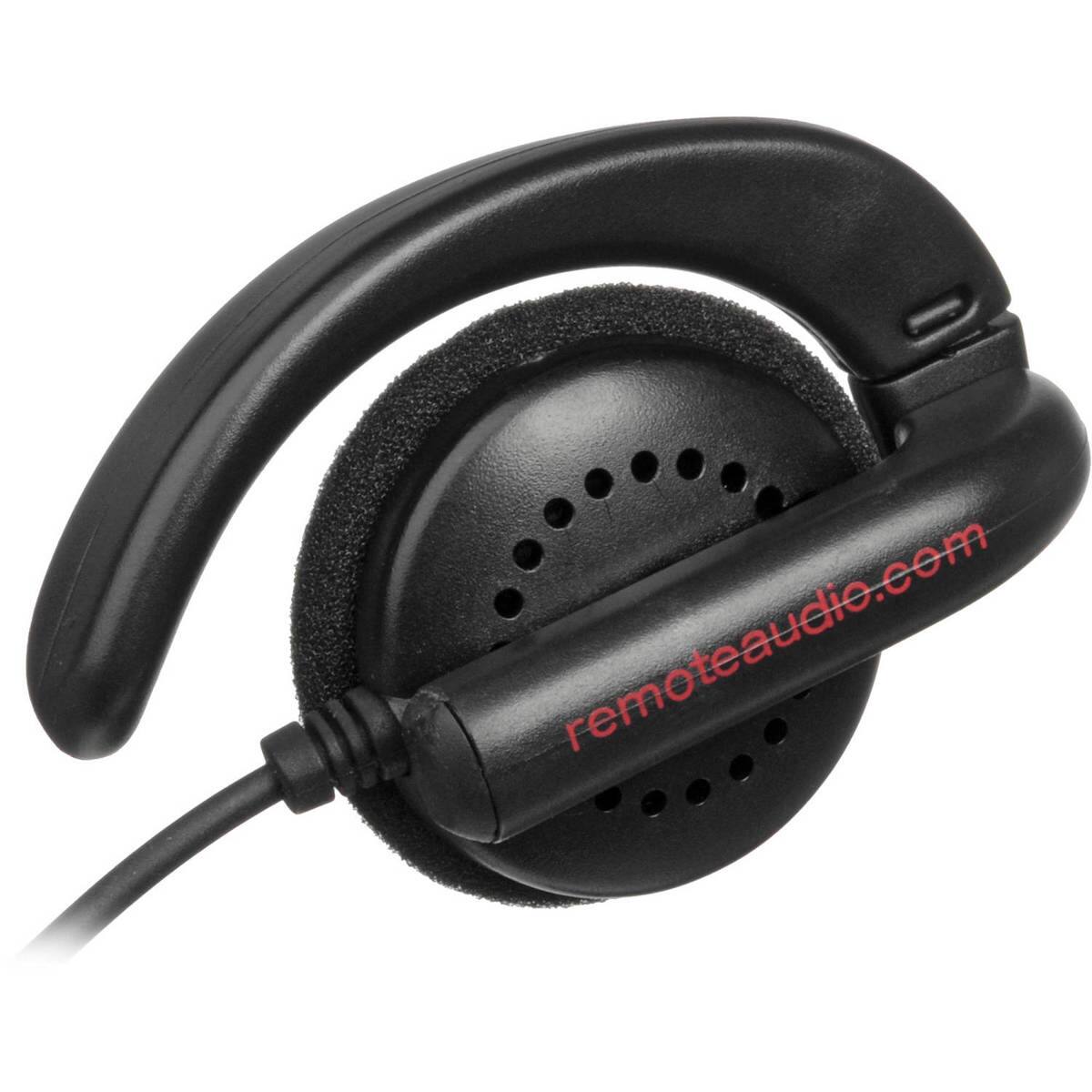 Front. Remote Audio - Remote Audio EAR BUD Single Earphone with Swiveling Ear Hook.
