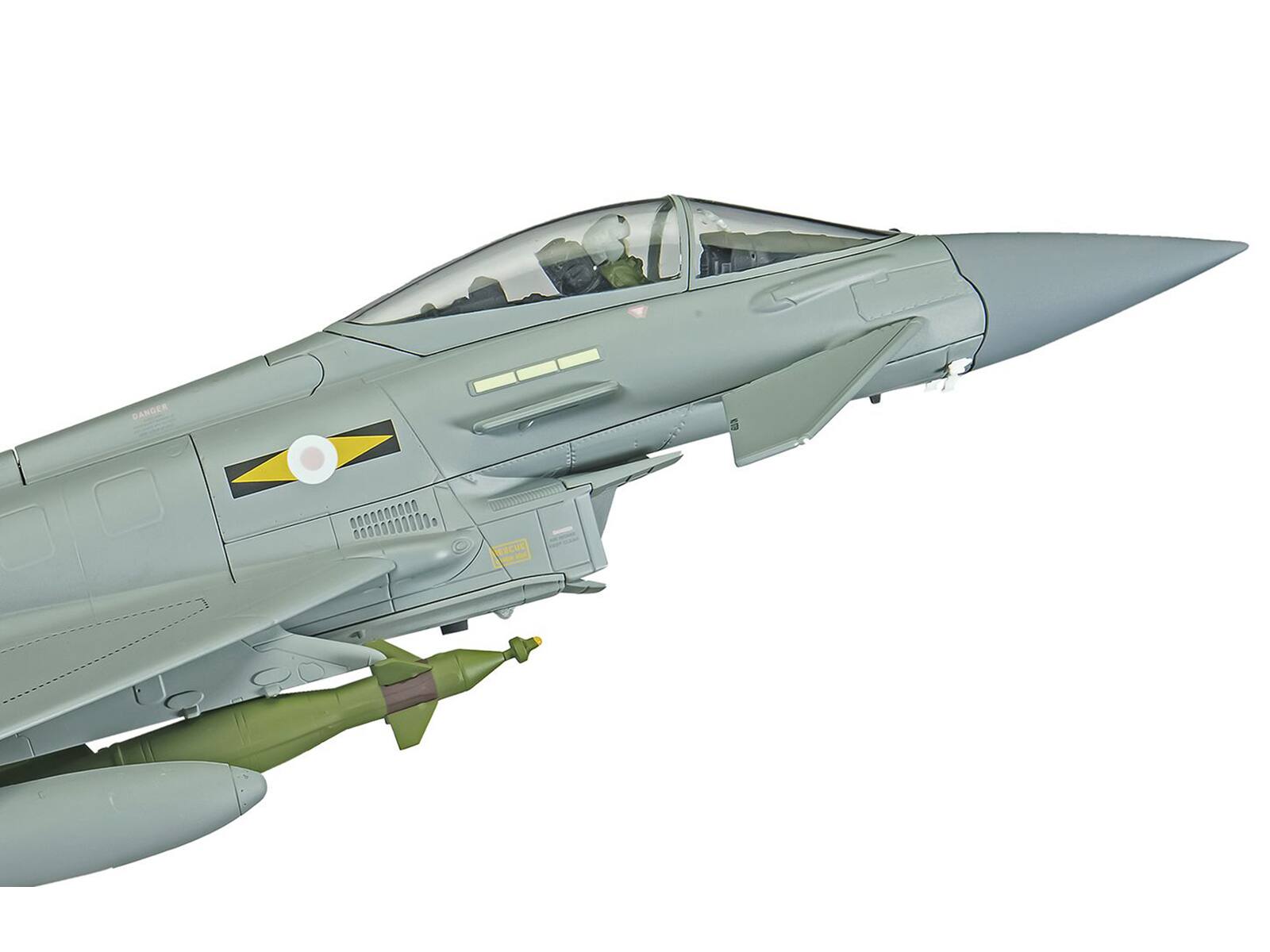 Left. Corgi - Eurofighter Typhoon FGR.4 "RAF No.11 Squadron Operation Ellamy Gioia del Colle Italy 2011" Aviation Archive Series 1/48 - Multi.