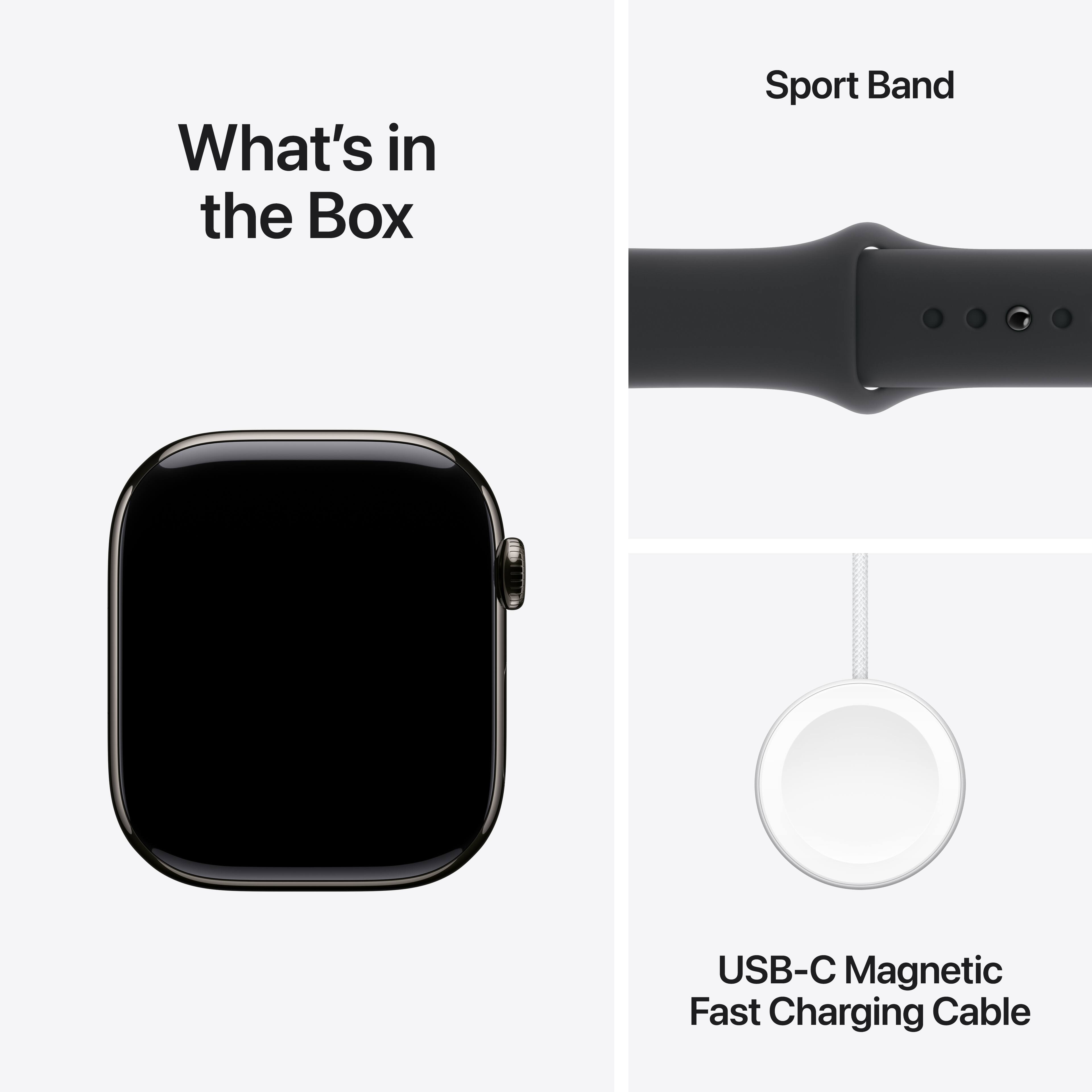 What's in the Box: Sport Band USB-C Magnetic Fast Charging Cable