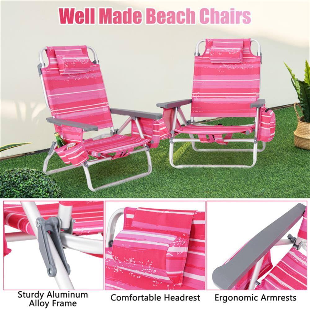 Well Made Beach Chairs

Sturdy Aluminum Alloy Frame

Comfortable Headrest

Ergonomic Armrests