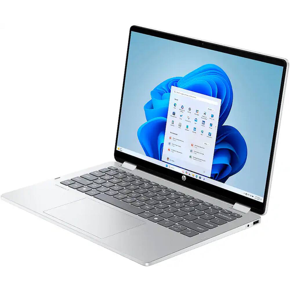 Left. HP - 14" 256GB SSD 4GB RAM AMD Athlon™ Laptop - Silver.