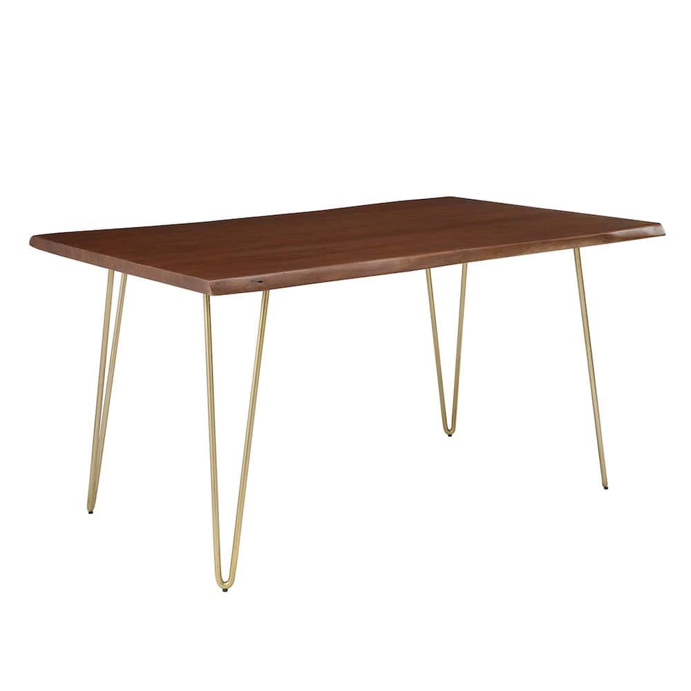 Modway - Ardor 60" Live Edge Acacia Wood Acacia Wood Dining Table - Brown