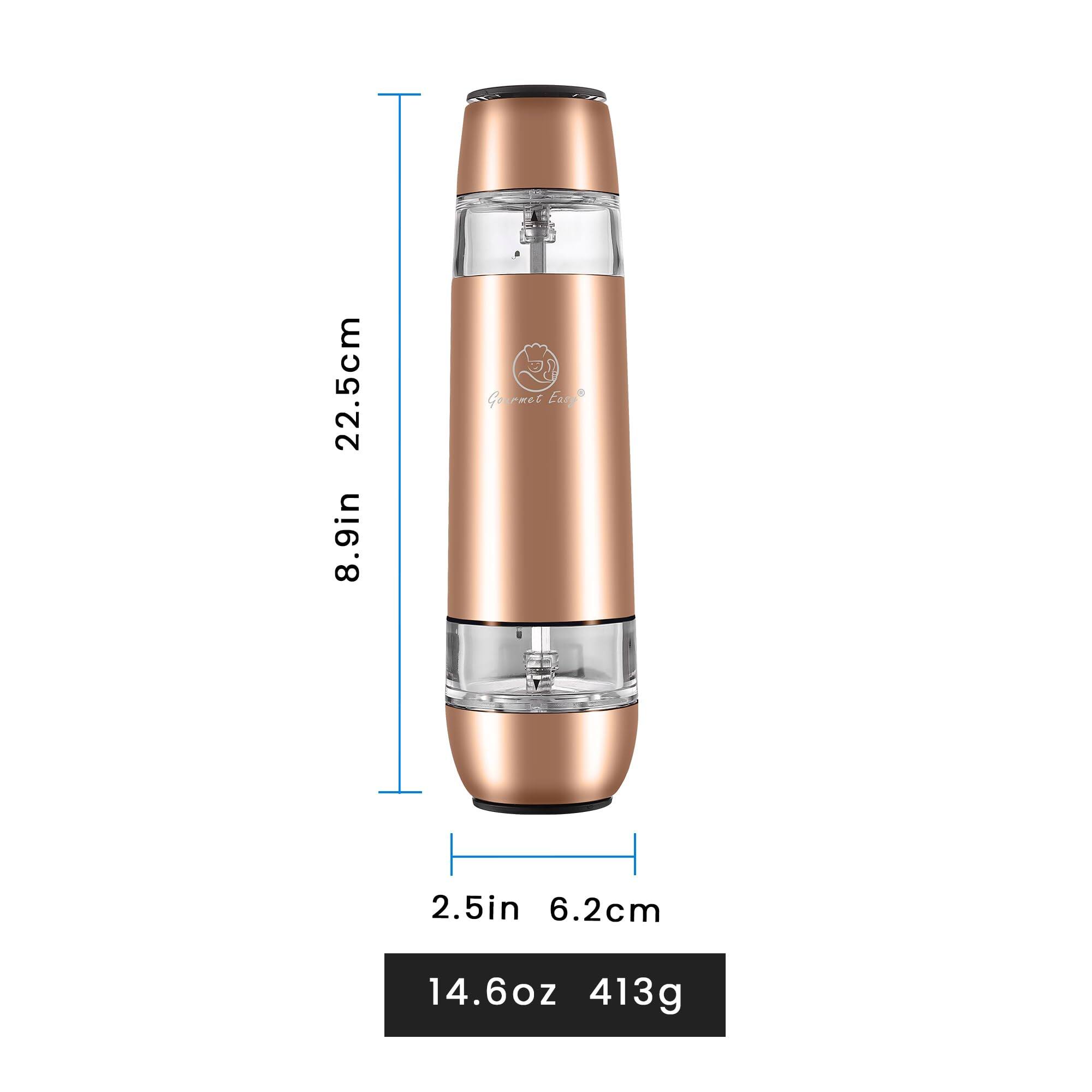 22.5cm (8.9in)  
Gourmet PREC Earg  
2.5in (6.2cm)  
14.6oz (413g)