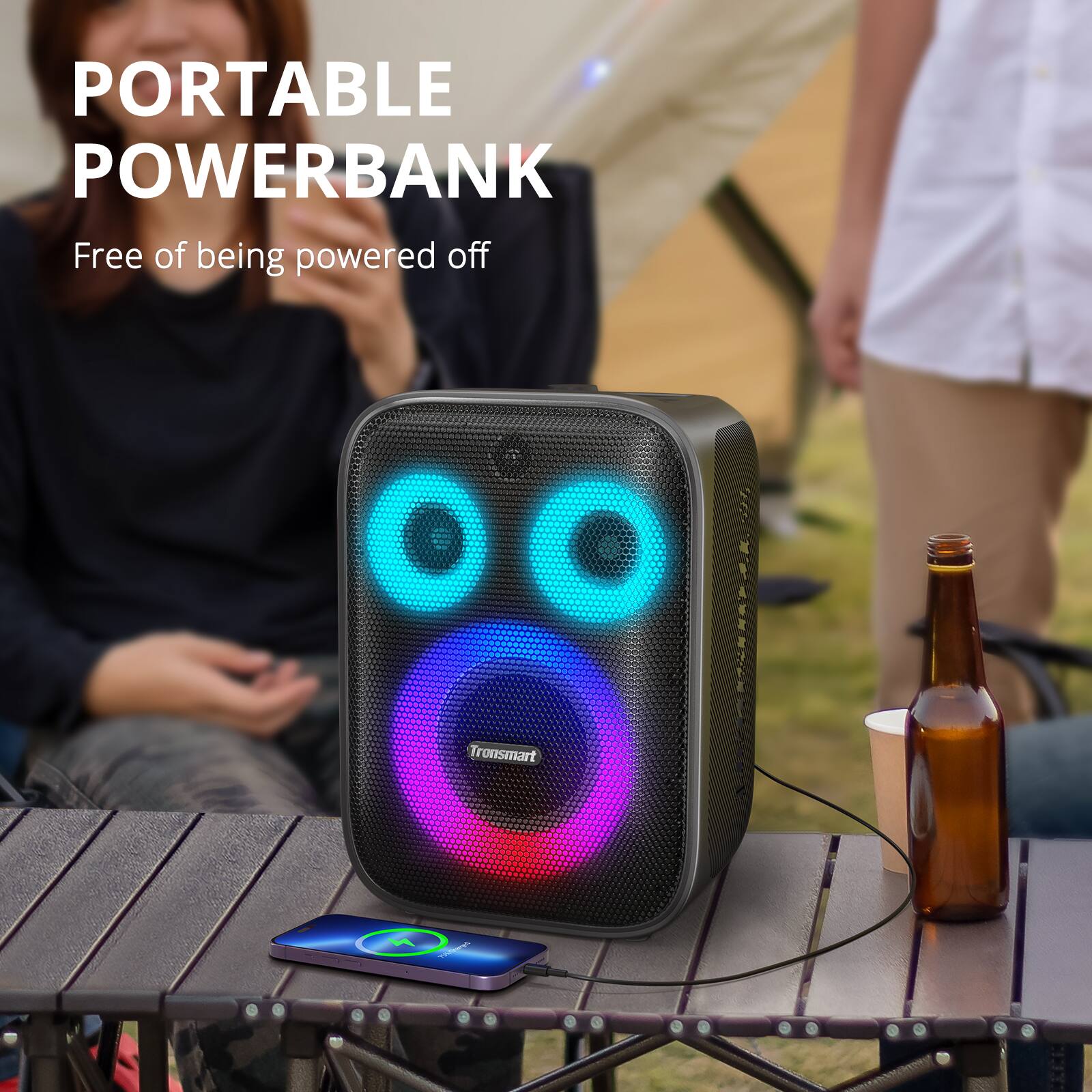 PORTABLE POWERBANK Free of being powered off 11 0. Tronsmart - - -
