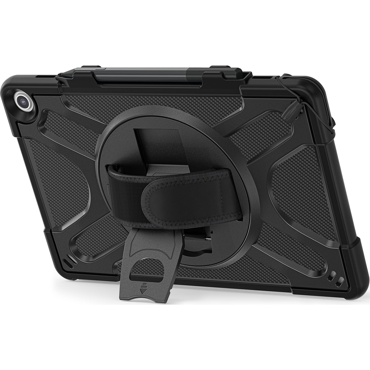 Alt View 12. SaharaCase - DEFENSE-X Series Case for Amazon Fire Max 11 (2023) - Black.