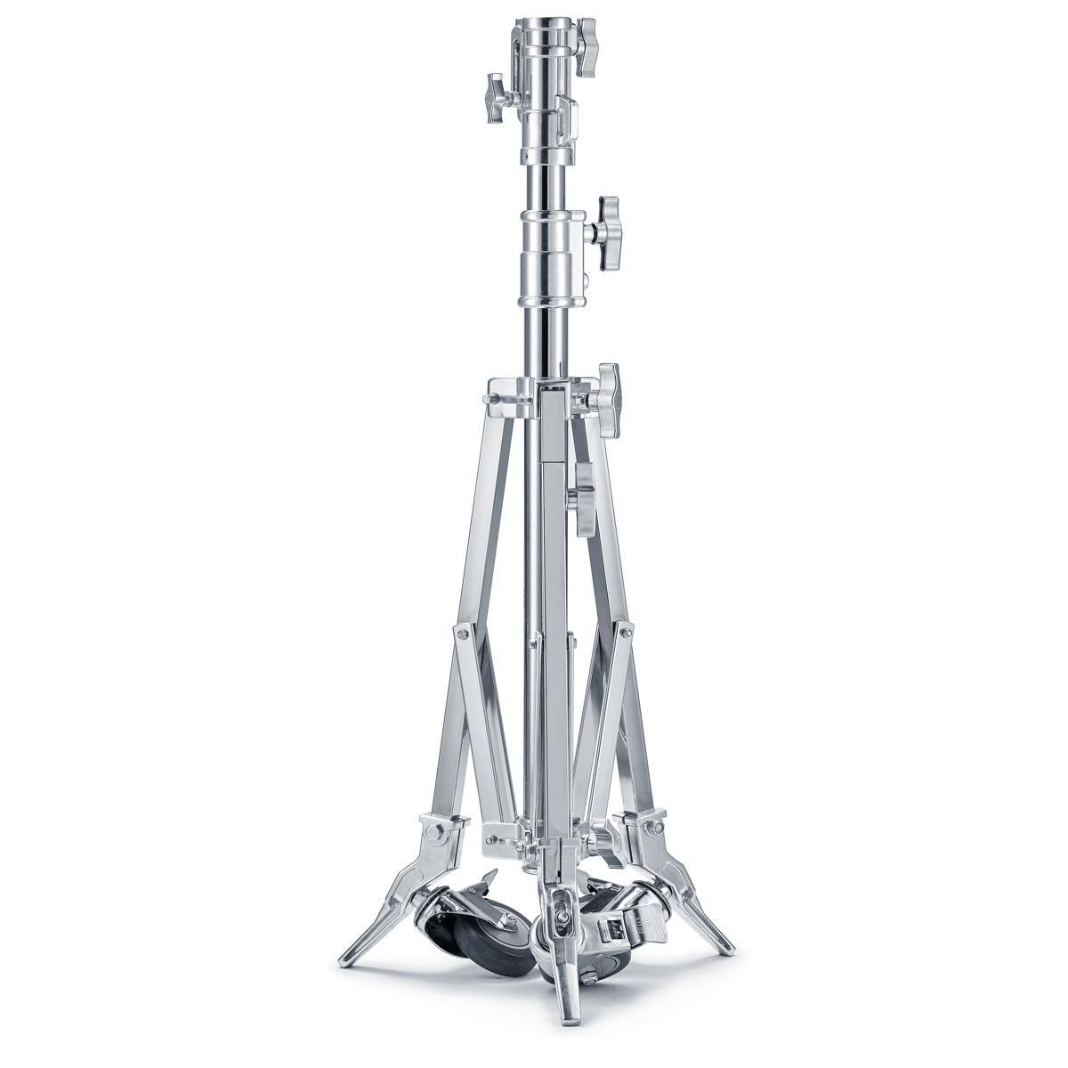 Alt View 2. Godox - Godox 5.5' Heavy-Duty Roller Stand, Small, Silver.
