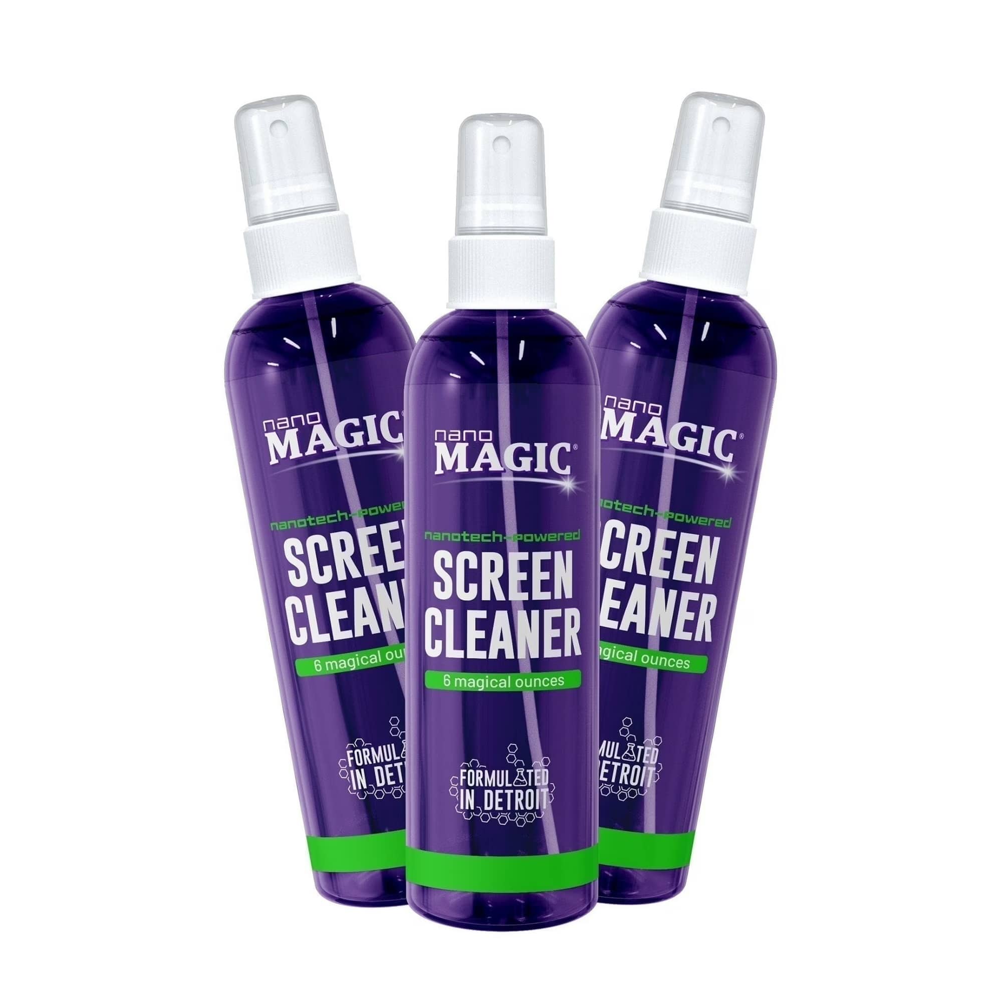 Nano Magic - Screen Cleaner Spray Kit, 6 Oz, 3 pack
