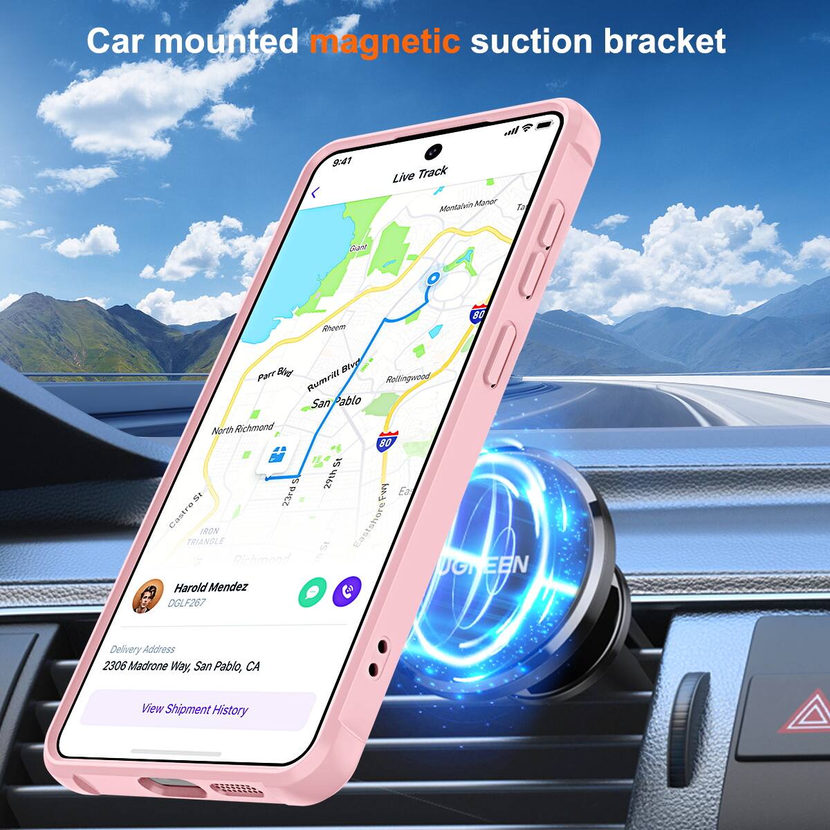 Car mounted magnetic suction bracket

Live Track

Montalvin-Aoner Mino_tr Ta Gannt Rheem 80 Bid Blvd Past Rumriti San Pablo Rollingwood North Richmond 2n St zrO Castro IRON TRIANGLE Richmond Harold Mendez DGLF267 80 se 29th Ea 7 Eastshore UONEEN Delivery Address 2306 Madrone Way, San Pablo, CA View Shipment History