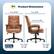 Serta Product Dimensions:
* Width: 27.75"
* Depth: 30.5"
* Back Height: 23.75"
* Seat Depth: 19.5"
* Inner Seat Width: 20.25"
* Weight Capacity: 275 lb.
* Chair Height Max: 44"
* Chair Height Min: 40"
* Seat Height Max: 24"
* Seat Height Min: 20"