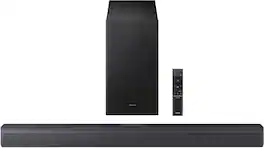 Samsung - B-Series HW-B550F 2.1Ch DTS Virtual:X Soundbar with Subwoofer - Titan Black