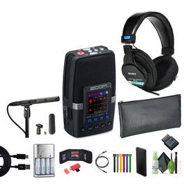 Zoom - H2essential Multi-Mic Handy Recorder, Sony MDR-7506 Headphones, Bundle